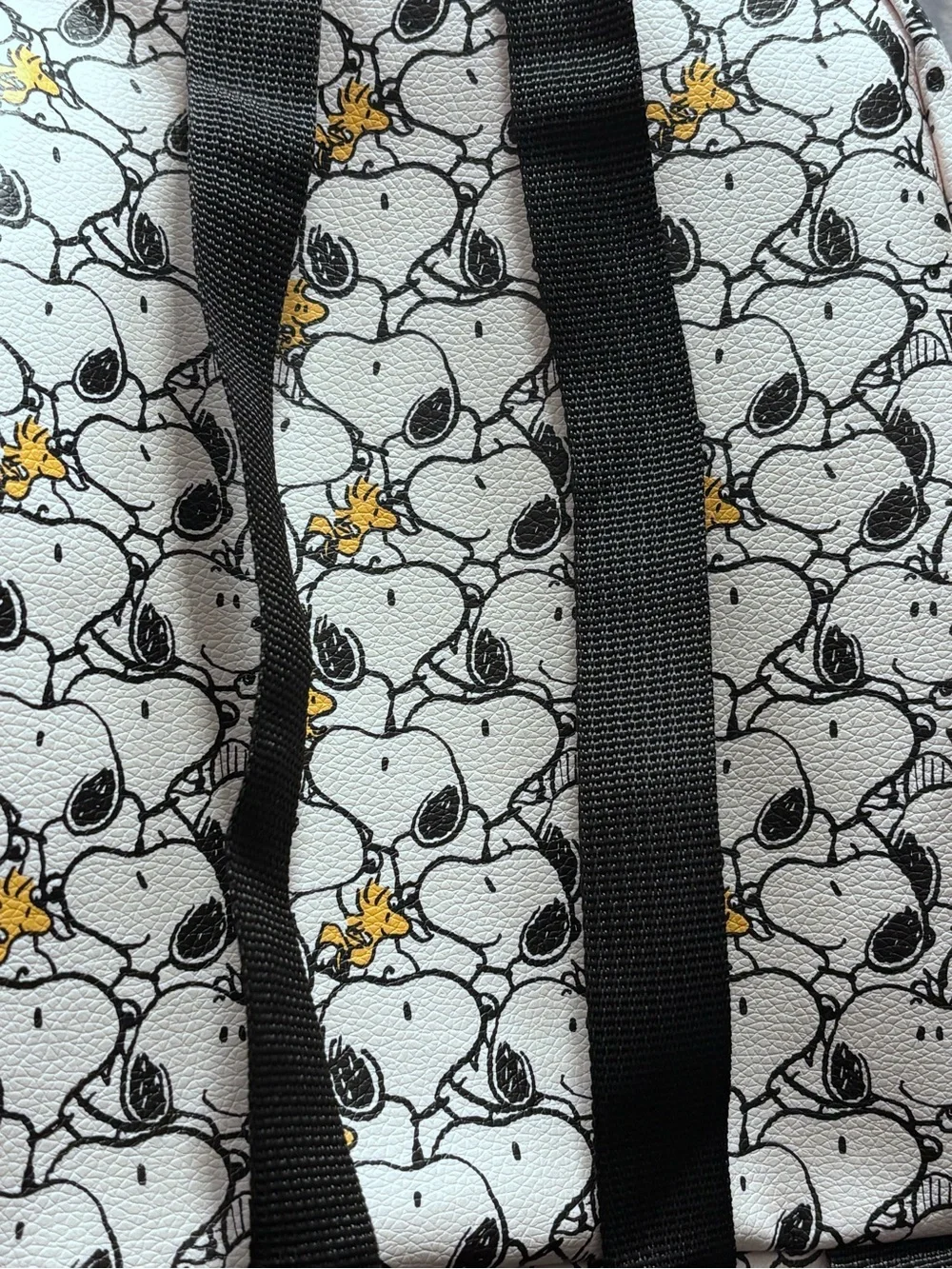 Snoopy & Woodstock Mini Backpack - Coral/White